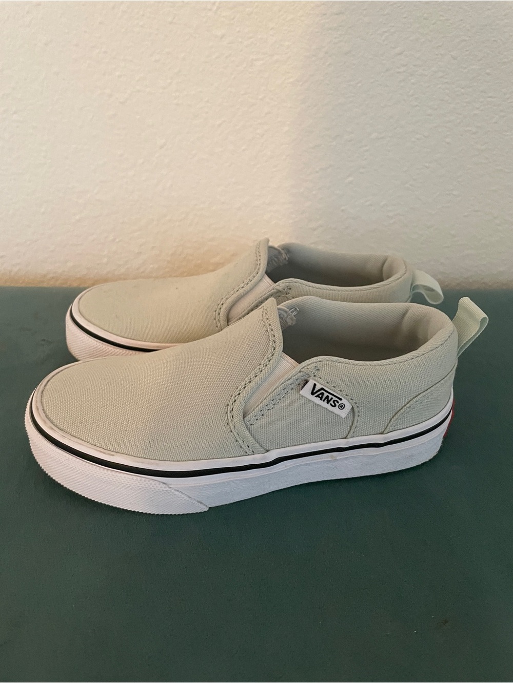 Vans Mint Kids Little Big Kid Asher Slip-On Sneakers Size 11